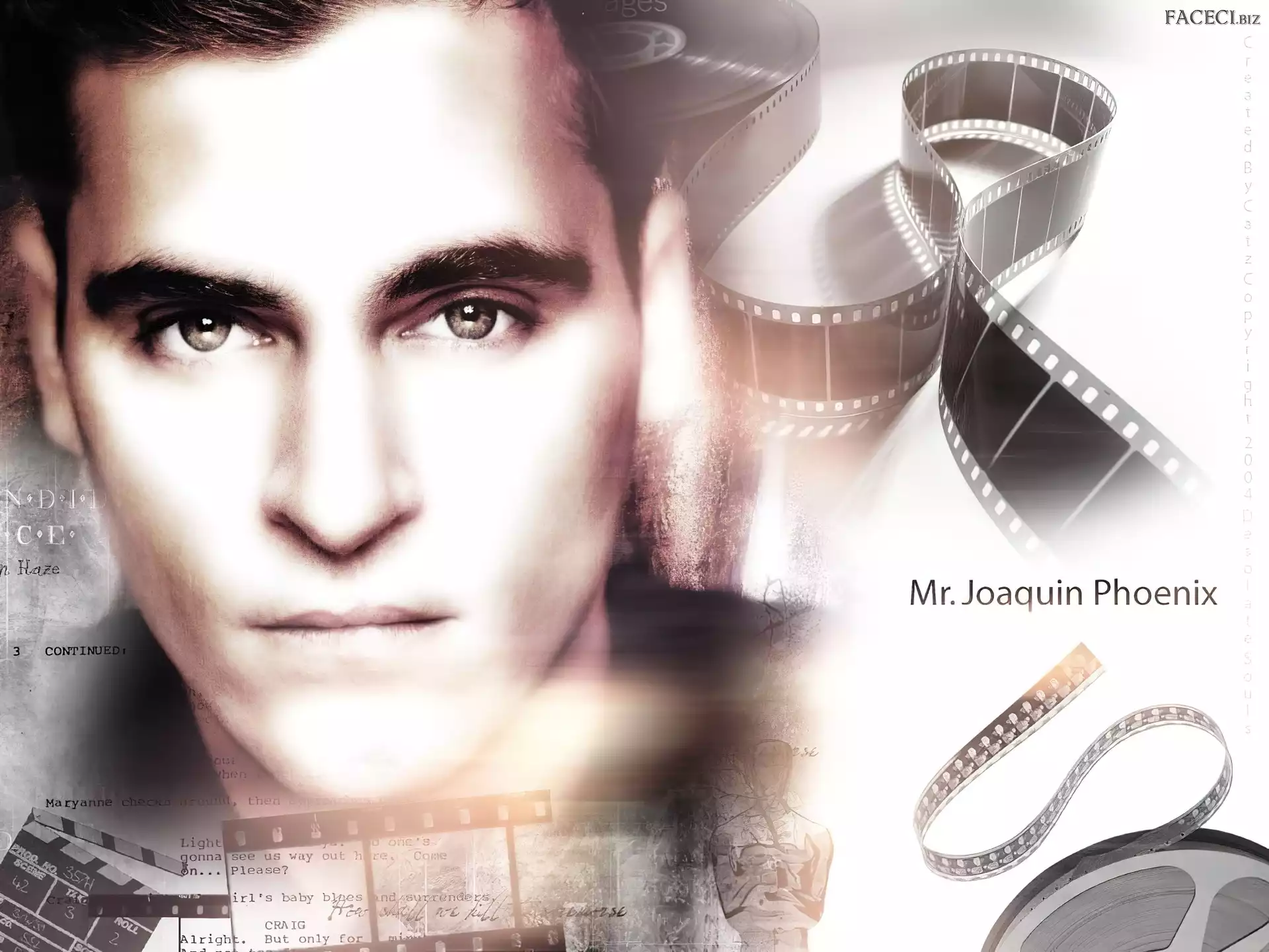 klisza, Joaquin Phoenix, twarz