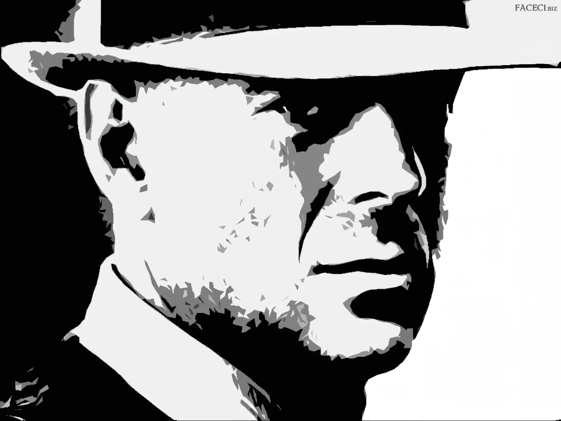 portret, Bruce Willis, niewyrażny